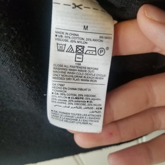 Black Button Up Cardigan Womens M - Picture 4 of 4